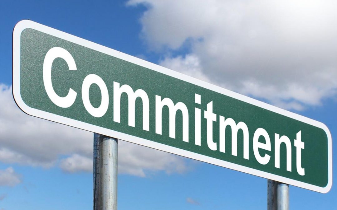 “My One Word” for 2019- Commitment